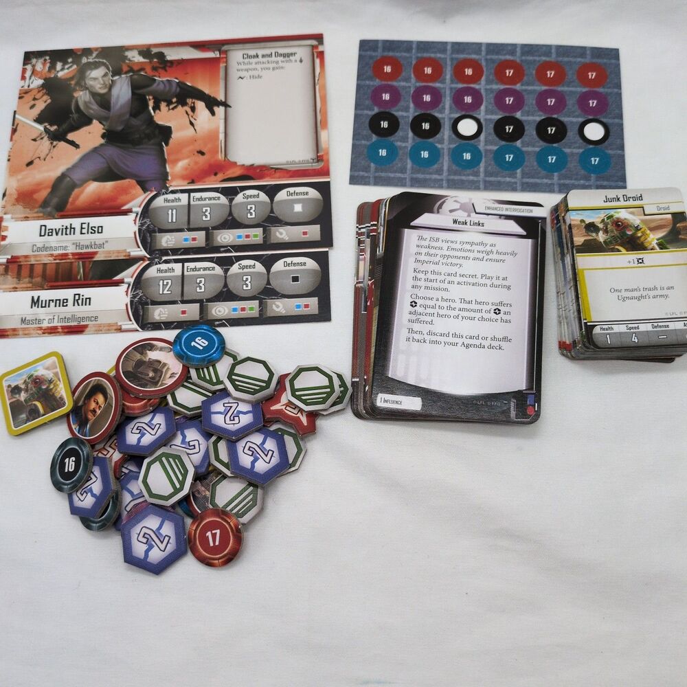 *Incomplete* Star Wars Imperial Assault The Bespin Gambit Board Game